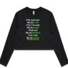 AS Colour Long Sleeve Crop Thumbnail