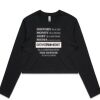 AS Colour Long Sleeve Crop Thumbnail