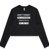 AS Colour Long Sleeve Crop Thumbnail