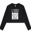 AS Colour Long Sleeve Crop Thumbnail