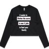 AS Colour Long Sleeve Crop Thumbnail