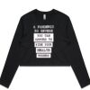 AS Colour Long Sleeve Crop Thumbnail