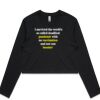 AS Colour Long Sleeve Crop Thumbnail