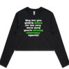 AS Colour Long Sleeve Crop Thumbnail