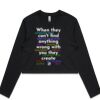 AS Colour Long Sleeve Crop Thumbnail