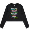 AS Colour Long Sleeve Crop Thumbnail