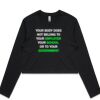 AS Colour Long Sleeve Crop Thumbnail