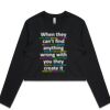 AS Colour Long Sleeve Crop Thumbnail
